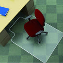 COVORAS PVC Q-connect, transparent, protectie mocheta, cu limba, 90 x 120 cm*