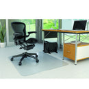 COVORAS PVC Q-Connect, transparent, protectie parchet/gresie, forma dreptunghiulara, 120 x 150 cm*