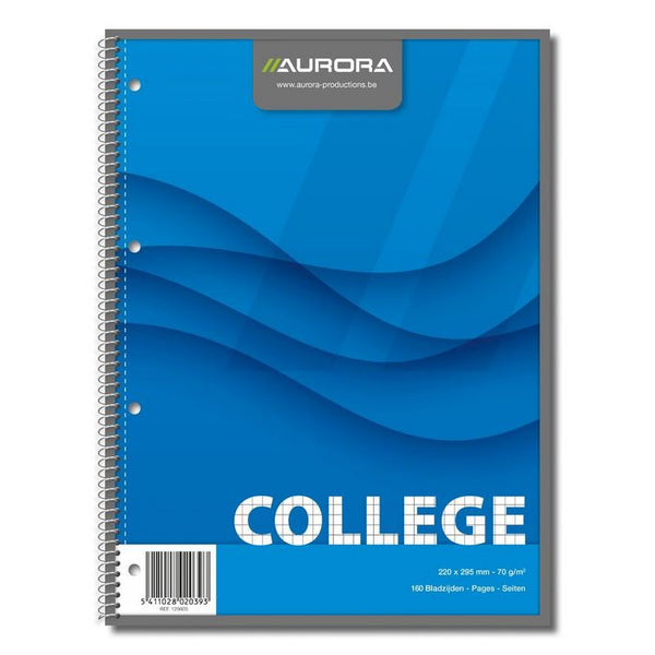 CAIET A4 80 file, spirala, AURORA College, PROMO BackToSchool*