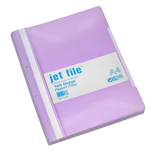 *DOSAR PLASTIC JETFILE, cu 2 perforatii, LILA*, lichidare de stoc