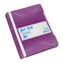 *DOSAR PLASTIC JETFILE, cu 2 perforatii, MOV*, lichidare de stoc