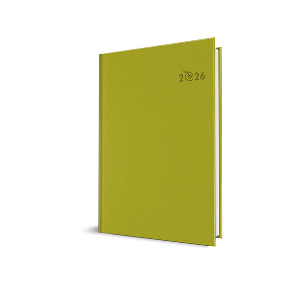 *AGENDA A5, ZILNICA, DATATA 2026, HERLITZ Premium Deluxe Predaia, verde, lichidare de stoc