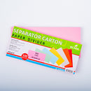 SEPARATOR CARTON, 105 x 240 mm, ECADA / UMIX, set 100 buc