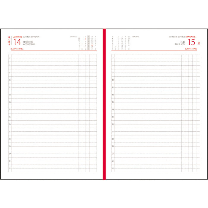 AGENDA A5, ZILNICA, DATATA 2026, EGO BASIC