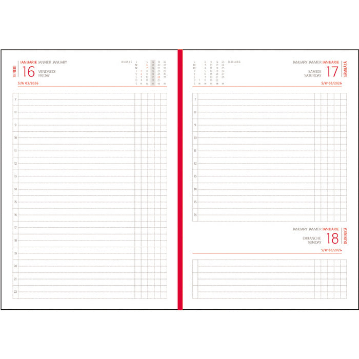 AGENDA A5, ZILNICA, DATATA 2026, EGO BASIC