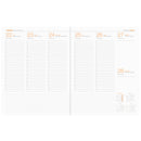 AGENDA DATATA 2027 EGO LUX A4, SAPTAMANALA, ROSU*