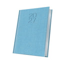 AGENDA DATATA 2027 HERLITZ Premium Deluxe Bard A5, ALBASTRU DESCHIS + MARGINI ARGINTIU*