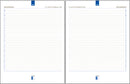 AGENDA NEDATATA EGO ACTIV A4, ALBASTRU PETROL*