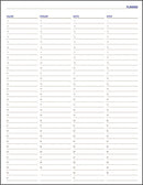 AGENDA NEDATATA EGO ACTIV A4, MARO*