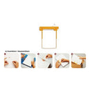 ALONJA PLASTIC DE MARE CAPACITATE JALEMAclip, set 100 buc, GALBEN