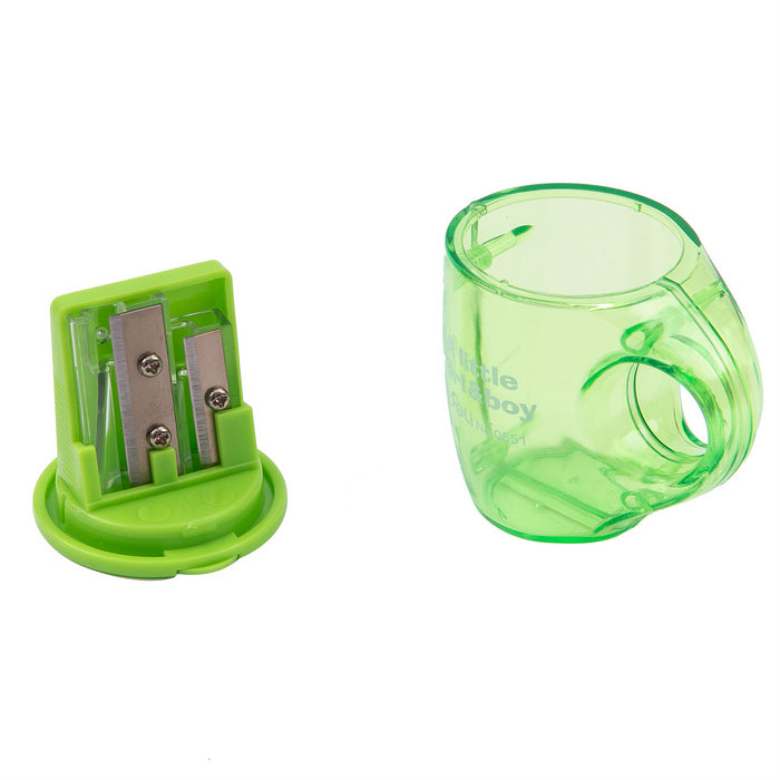 ASCUTITOARE PLASTIC DUBLA cu CONTAINER DELI CESCUTA