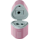 ASCUTITOARE PLASTIC TRIPLA cu CONTAINER FABER CASTELL GRIP 2001