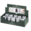 ASCUTITOARE PLASTIC TRIPLA cu CONTAINER FABER CASTELL GRIP 2001