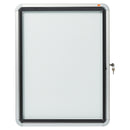 AVIZIER MAGNETIC NOBO, CARCASA pt. EXTERIOR METALICA, 4 x A4, 53,2 x 69,2 cm*