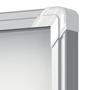 AVIZIER MAGNETIC NOBO, CARCASA pt. INTERIOR METALICA, 9 x A4, 75,2 x 100 cm*