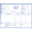 AVIZ DE INSOTIRE A MARFII A5, AUTOCOPIATIV in 3 exemplare, 50 set/carnet