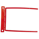 ALONJA PLASTIC DE MARE CAPACITATE Q-Connect D-Clip, insertie metalica, set 100 buc, ROSU