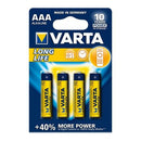 BATERIE VARTA LONGLIFE AAA/LR3, 4103, set 4 bucati