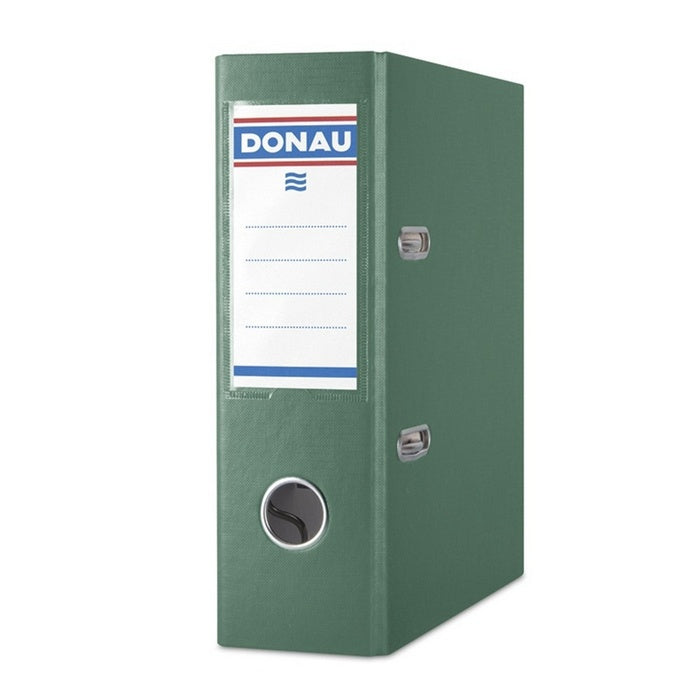 *BIBLIORAFT PLASTIFIAT A5 DONAU cotor 7,5 cm, VERDE, lichidare de stoc