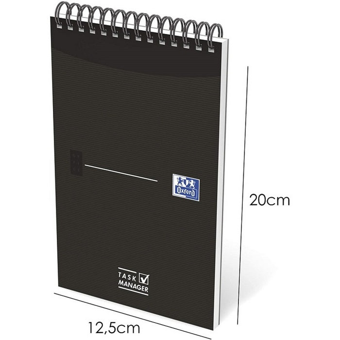 BLOCNOTES A5+, 70 file, spirala, OXFORD Task Manager, DR*