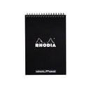 BLOC NOTES A5 Rhodia Classic, 80 file, spirala, NEGRU