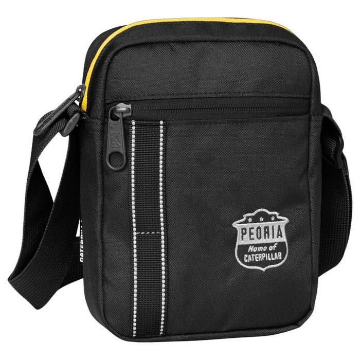 BORSETA de umar CATERPILLAR Mochilas Rpet Peoria, negru/galben*