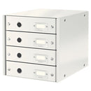 CABINET A4 LEITZ WOW Click & Store, 4 sertare, 28,6x28,2x35,8 cm