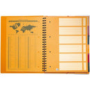 CAIET A4 80 file, spirala, OXFORD Organiserbook