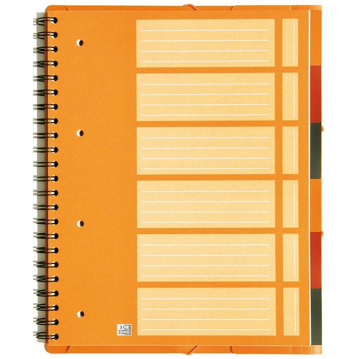 CAIET A4 80 file, spirala, OXFORD Organiserbook