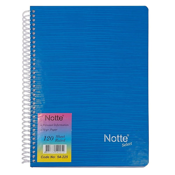 CAIET A5, 120 file, spirala, coperta carton rigid, NOTTE, DR, PROMO BackToSchool*