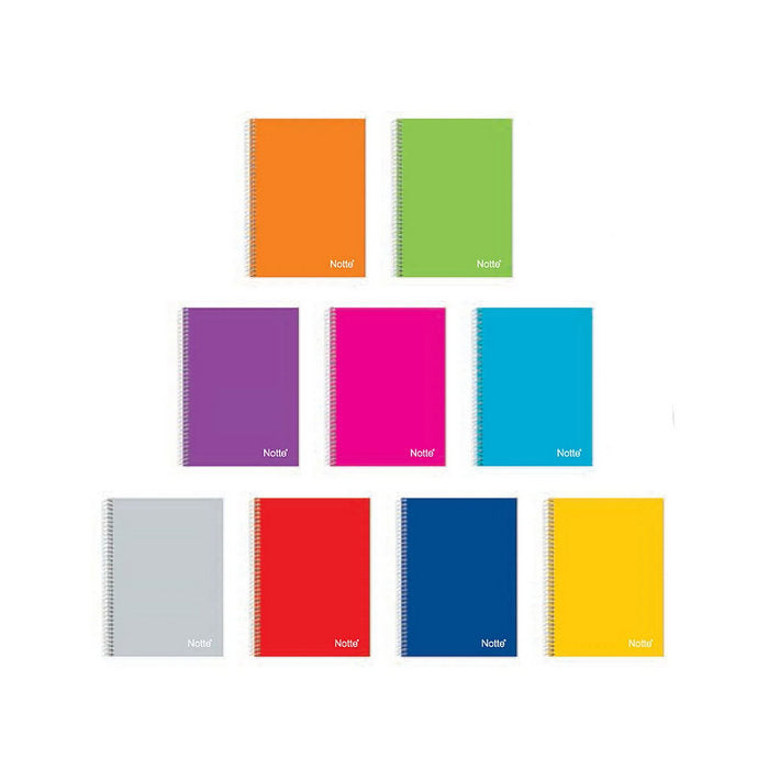 CAIET A5, 80 file, spirala, coperta carton laminat, NOTTE, DR, PROMO BackToSchool*