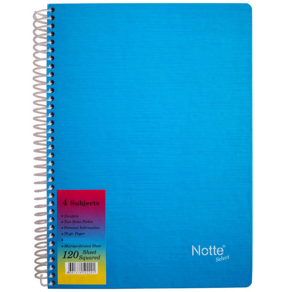 CAIET C5, 120 file, spirala, coperta carton, NOTTE, DR, PROMO BackToSchool*