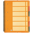 CAIET A4 80 file, spirala, OXFORD Organiserbook