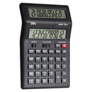 CALCULATOR DE BIROU DELI M049, DISPLAY DUBLU, 12 digiti