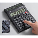 CALCULATOR DE BIROU DELI M049, DISPLAY DUBLU, 12 digiti