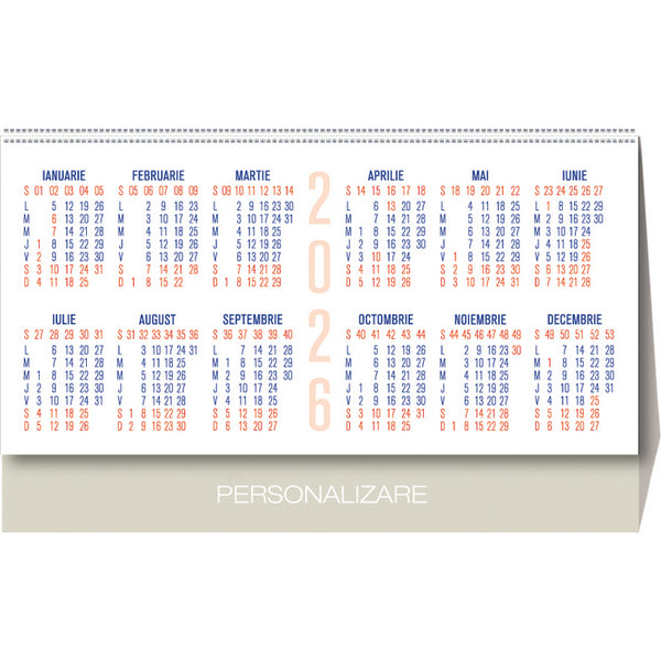CALENDAR BIROU EGO TRIPTIC, 12file