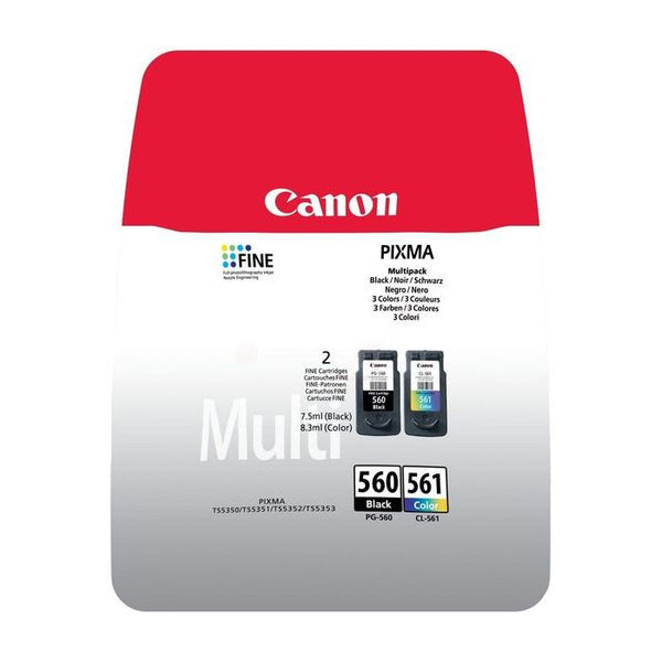 CANON INK PG560MULTI SET - BLACK & COLOR 2*180pagini*