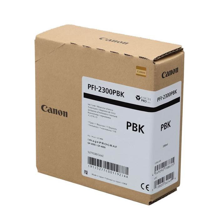 CANON INK PFI2300PBK PHOTO BLACK - 330 ml*