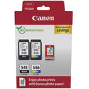 CANON INK PG545K2P SET 2 CARTUSE, BLACK, COLOR + HARTIE FOTO*