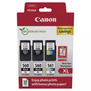CANON INK PG560XLK3P SET 3 CARTUSE, 2 BLACK, 1 COLOR + HARTIE FOTO*