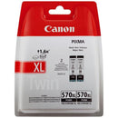 CANON INK PGI570XLPGBK2 SET 2 CARTUSE BLACK XL 2 X 500pagini*