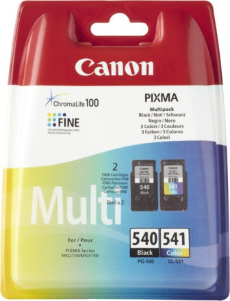 CANON INK PG540MULTI - BLACK 180pagini, COLOR 180pagini*