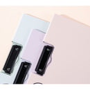 CLIPBOARD DUBLU A4, din PP FOAM DELI CULORI MACARONS