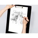 CLIPBOARD SIMPLU 36*39 cm, PENTRU SKETCHING DMAST BY PEBEO, NEGRU