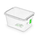 CONTAINER PLASTIC ORPLAST Nanobox cu capac, transparent, antibacterial, 2 litri*