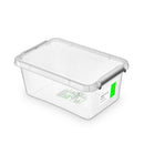 CONTAINER PLASTIC ORPLAST Nanobox cu capac, transparent, antibacterial, 4,5 litri*