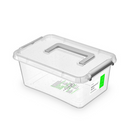 CONTAINER PLASTIC ORPLAST Nanobox cu capac, transparent, antibacterial, 4,5 litri, cu maner*