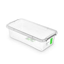CONTAINER PLASTIC ORPLAST Nanobox cu capac, transparent, antibacterial, 6 litri*