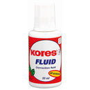 CORECTOR FLUID simplu, CU PENSULA, KORES, 20 ml