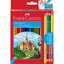 CREIOANE COLORATE FABER-CASTELL ECO, set 36+3+1 culori